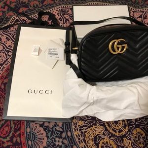 GG maramont matelasśe small shoulder bag